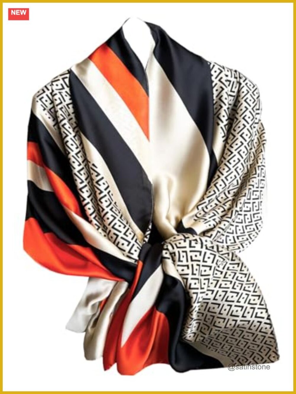 Long Silky Scarf Shawl Wrap for Women Formal Evening Dressy Fashion Lightweight